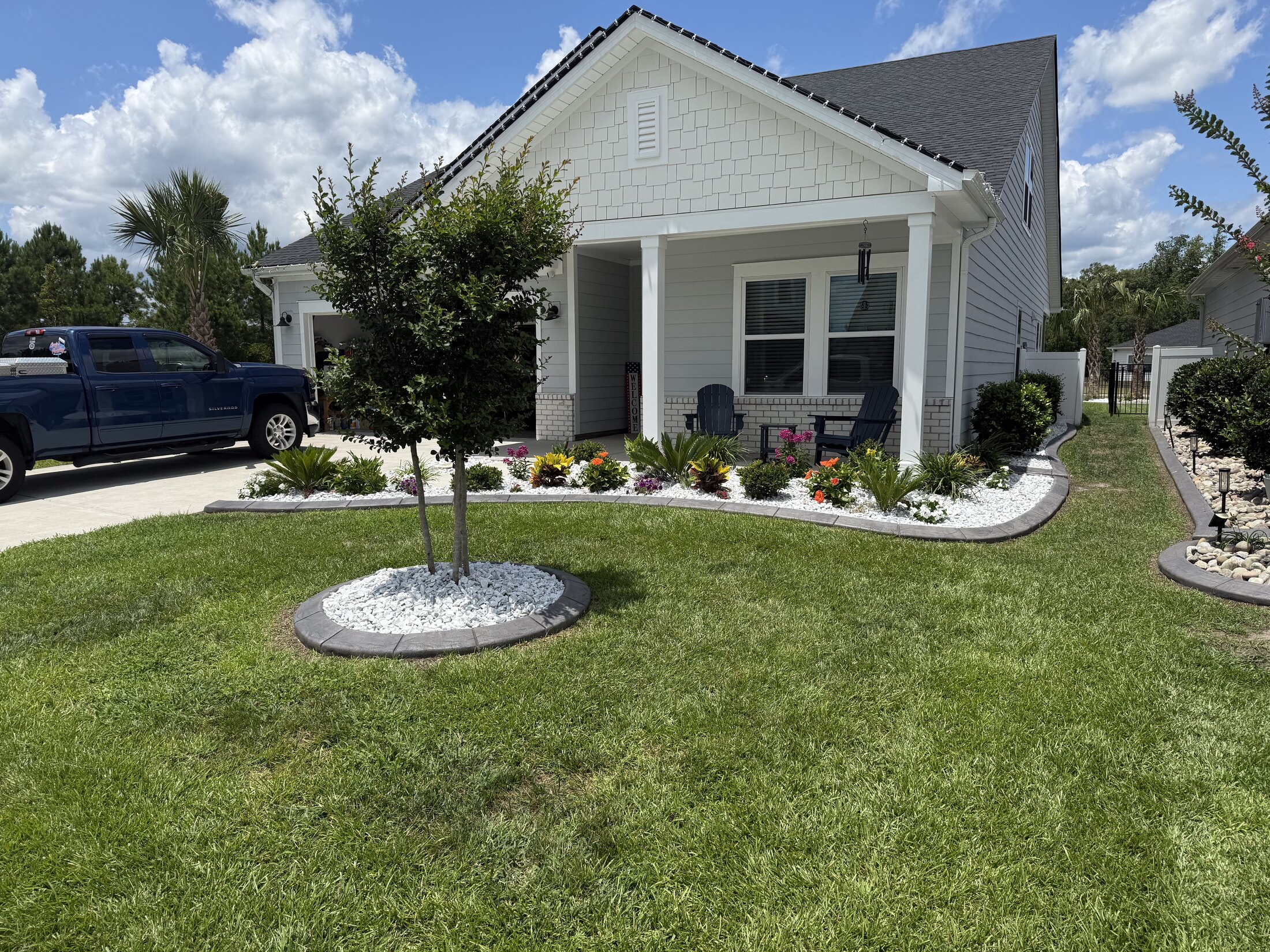 Completed GroundWorx coastal landscape project