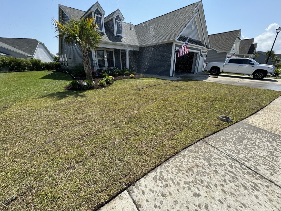 Completed GroundWorx sod installation